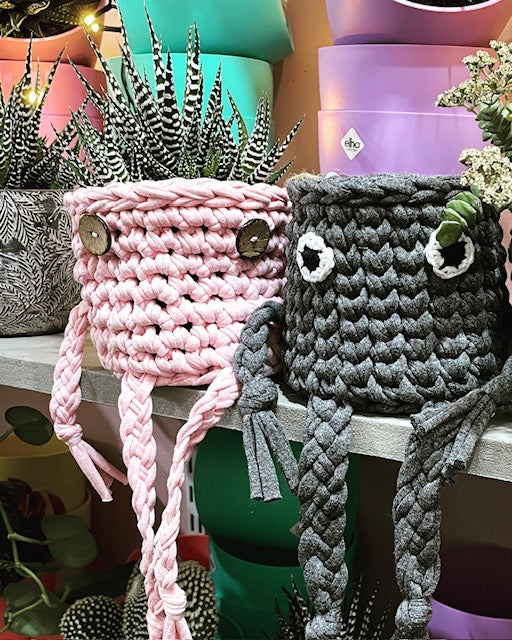 Crochet Monster Baskets